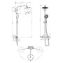 hansgrohe Raindance Select 240 Showerpipe