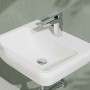 VitrA Integra Waschtisch 55cm, ohne Überlaufloch, 1 Hahnloch mittig