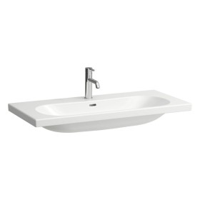 LAUFEN LUA Waschtisch 100 x 46 cm mit Hahnloch, mit Überlauf