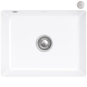 Évier encastrable Villeroy & Boch Subway 60 SU, bonde avec commande excentrée
