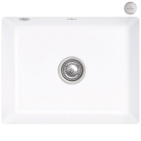 Évier encastrable Villeroy & Boch Subway 60 SU, bonde avec commande excentrique