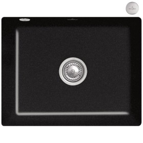Évier encastrable Villeroy & Boch Subway 60 SU, bonde avec commande excentrique