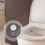 VitrA Sento Wand-WC VitrA Flush 2.0, ohne Spülrand mit WC-Sitz Slim Wrap