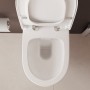VitrA Sento Wand-WC VitrA Flush 2.0, ohne Spülrand mit WC-Sitz Slim Wrap