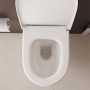 VitrA Sento Wand-WC VitrA Flush 2.0, ohne Spülrand mit WC-Sitz Slim Wrap
