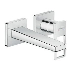 hansgrohe Metropol Einhebel-Waschtischmischer Unterputz mit Bügelgriff und Auslauf 16,5 cm für Wandmontage