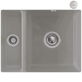 Évier encastrable Villeroy & Boch Subway 60 XU, bonde avec commande excentrée