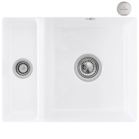 Évier encastré Villeroy & Boch Subway 60 XU, bonde avec commande excentrée