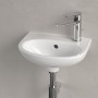 Villeroy & Boch O.novo Handwaschbecken 36 x 27,5 cm, mit Überlauf und Hahnloch rechts