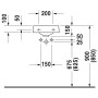 Duravit Architec Handwaschbecken 36 cm, Hahnloch rechts