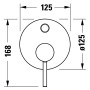 Duravit Circle Einhebelmischer Unterputz Set