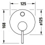 Duravit Circle Einhebelmischer Unterputz Set