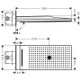 hansgrohe Rainmaker Select Kopfbrause 580 3jet mit Wandanschluss