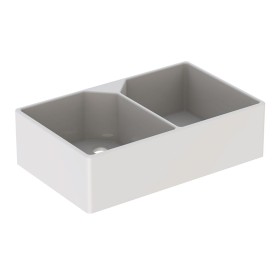 Geberit Publica Mehrzweck-Doppelbecken 90 x 56 cm mit Überlauf
