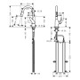 hansgrohe Focus M42 Einhebel-Küchenmischer 180, Ausziehbrause, 2jet, sBox