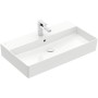 Villeroy & Boch Memento 2.0 Waschtisch 80 cm mit 1 Hahnloch, mit Überlauf