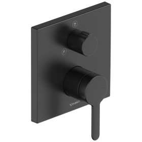 Duravit C.1 Einhebel-Brausemischer Unterputz für 2 Verbraucher mit eckiger Rosette