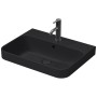 Duravit Happy D.2 Plus Aufsatzbecken 60 cm anthrazit matt, mit Überlauf, 1 Hahnloch