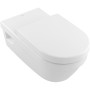 Villeroy & Boch Vicare Tiefspül-WC spülrandlos, 37 x 70 cm, für WC-Sitz