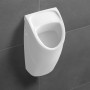 Villeroy & Boch O.novo Absaug-Urinal Compact, ohne Deckel, mit Zielobjekt, Zulauf verdeckt