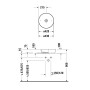 Duravit Cape Cod Aufsatzbecken 43 cm ohne Hahnloch