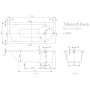 Villeroy & Boch Libra Solo Badewanne 170 x 75 cm