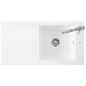 Villeroy & Boch Timeline 60 Einbauspüle, Ablaufgarnitur mit Handbetätigung, reversibel, mit Hahnlochbohrung Pos.1