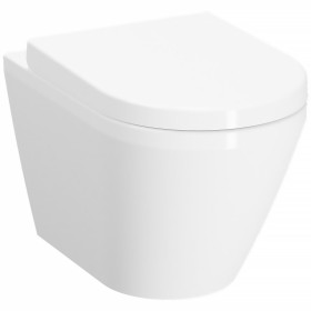 VitrA Integra WC sospeso Vitra Flush 2.0 a scarico profondo senza bordo di scarico