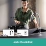 hansgrohe Aqittura M91 Filtersystem 210, Ausziehauslauf, 1jet, sBox, Starter Set