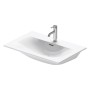 Duravit Viu Möbelwaschtisch 73 cm mit 1 Hahnloch, mit Überlauf