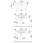 Duravit Viu Möbelwaschtisch 73 cm mit 1 Hahnloch, mit Überlauf