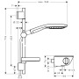 hansgrohe Raindance Select 150 Combi 65 cm, DN 15