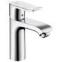 hansgrohe Metris Einhebel-Waschtischmischer 110 mit Kaltwasser in Mittelposition, DN15