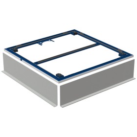 Geberit Installationsrahmen für Setaplano Duschfläche 100 x 80 cm, für 4 Füsse