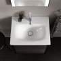 Duravit Viu Handwaschbecken 53 cm mit 1 Hahnloch, mit Überlauf