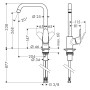 hansgrohe Focus M41 Einhebel-Küchenmischer 260, 1jet