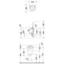 Duravit Urinal für Deckel für Starck 1 & Starck 2
