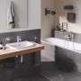 GROHE Bau Keramik Einbauwaschtisch von oben 55 cm