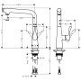 hansgrohe Metris Select M71 Einhebel-Küchenmischer 260, 1jet