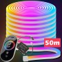50m LED-Stripe Neon Flex RGB SET
