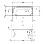 Duravit Soleil by Starck Badewanne 160 x 70 cm