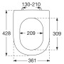 Villeroy & Boch Hommage WC-Sitz mit Soft-Close