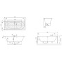 Villeroy & Boch O.novo Duo Badewanne 180 x 80 cm mit Profibox 2.0 Nische