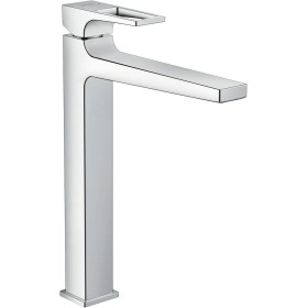 hansgrohe Metropol Einhebel-Waschtischmischer 260 mit Bügelgriff und Push-Open Ablaufgarnitur für Waschschüsseln