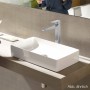 hansgrohe Metropol Einhebel-Waschtischmischer 260 mit Bügelgriff und Push-Open Ablaufgarnitur für Waschschüsseln