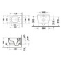 Duravit Qatego Wand-WC mit HygieneGlace