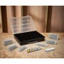 STANLEY Klingen-Vorratspack mit 200 Abbrechklingen 18mm und Interlock Cutter in Organizer