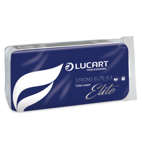 Lucart Strong Elite 8.3 Comfort Toilettenpapier Kleinrollen 72 Rollen (9 x 8)