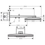 hansgrohe Rainmaker Select Kopfbrause 460 3jet mit Brausearm