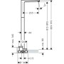 hansgrohe Metropol Wanneneinlauf bodenstehend